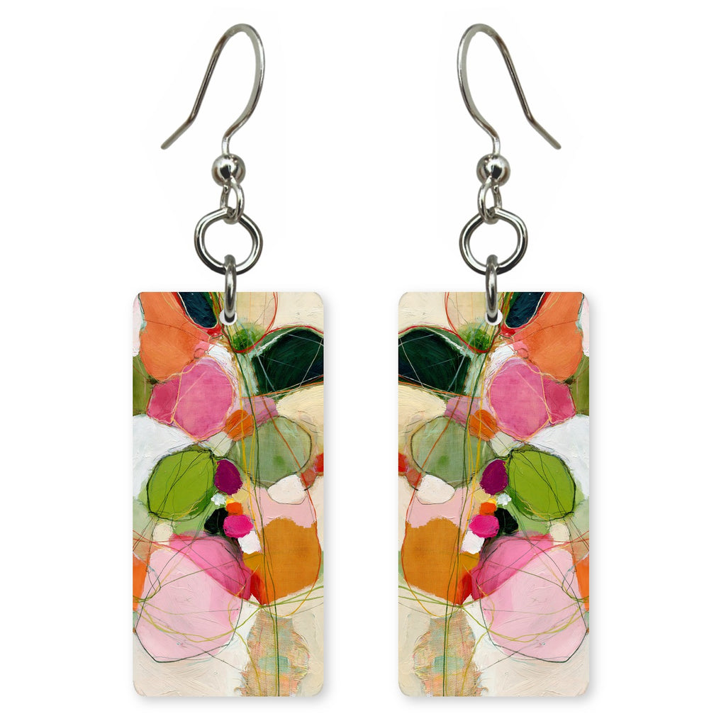 Pink Quiet Gladness Earrings | FWX1679