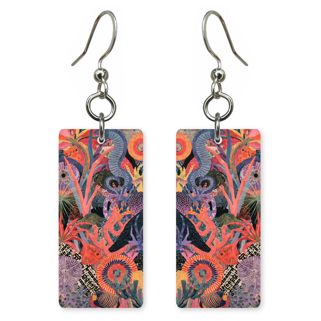 Coral Indigo Vitality Earrings | FWX1683