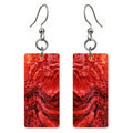 Scarlet Fervor Surging Earrings | FWX168