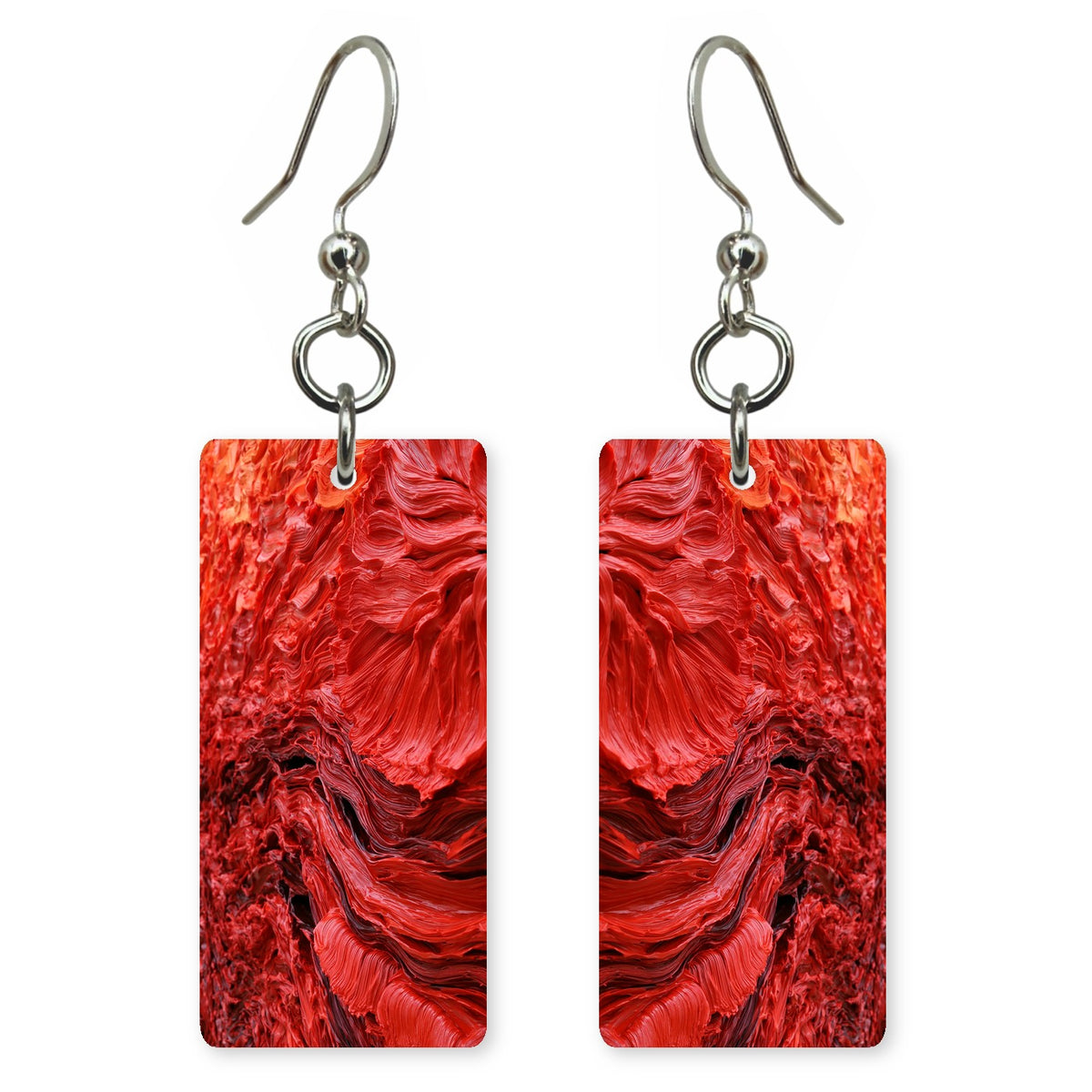 Scarlet Fervor Surging Earrings | FWX168