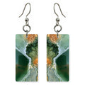 Green Deep Stillness Earrings | FWX1701