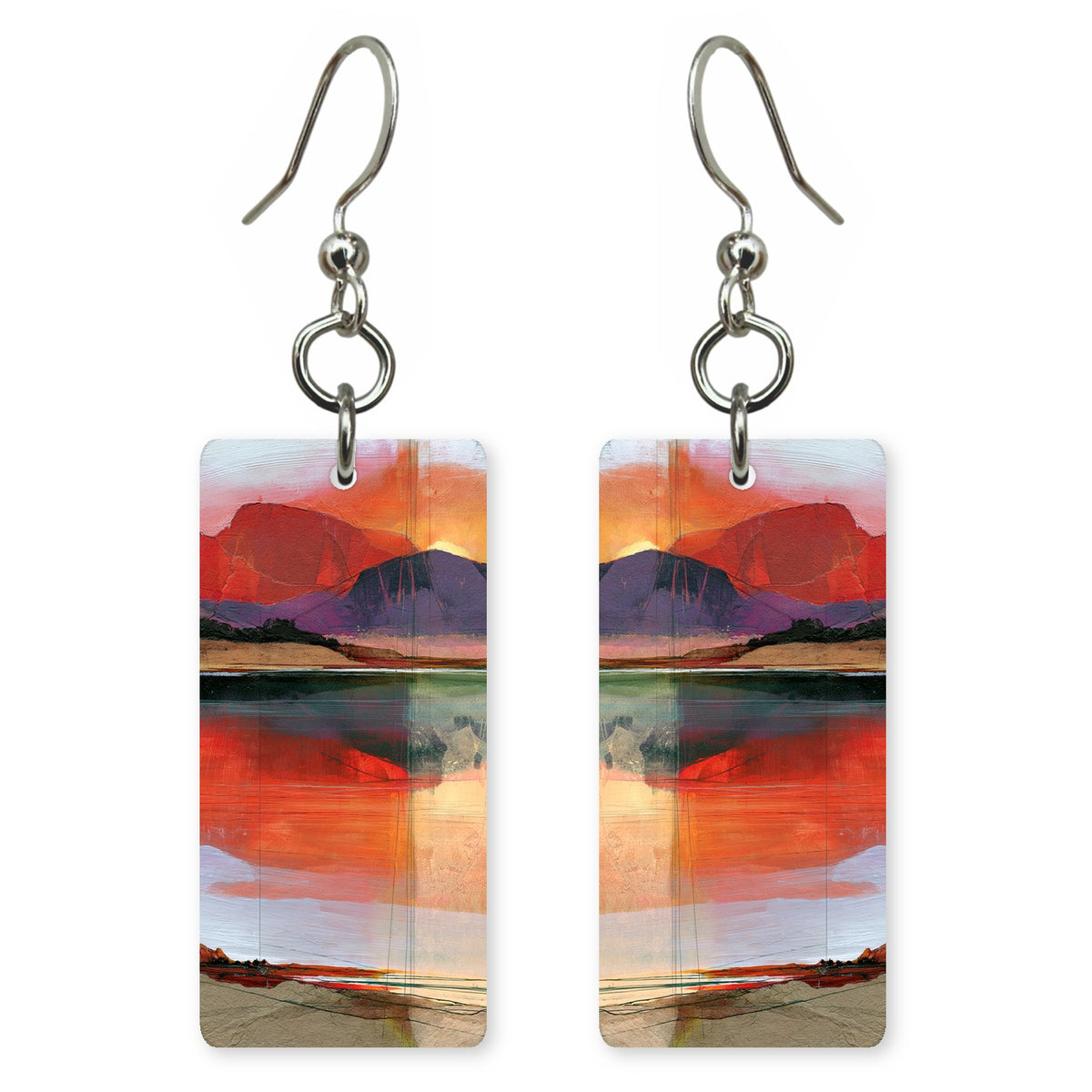 Mauve Longing Reflected Earrings | FWX1703