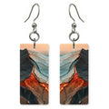 Copper Slate Determination Earrings | FWX1707