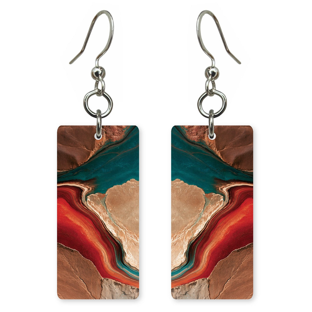 Garnet Tension Earrings | FWX1713