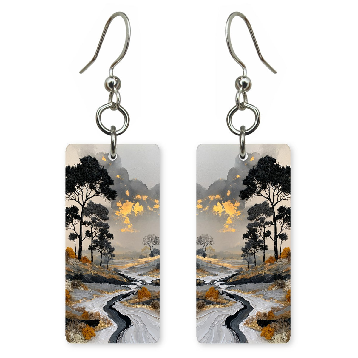 Ash Gold Returning Earrings | FWX1723