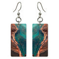 Teal Copper Forgiveness Earrings | FWX1727