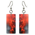 Lava Red Fury Earrings | FWX1729