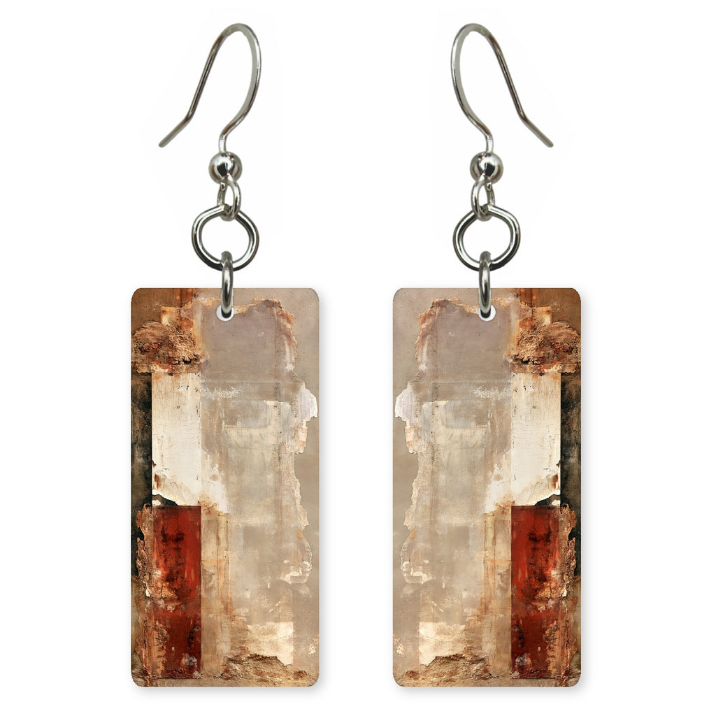 Tan Deep Fatigue Earrings | FWX1730