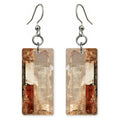 Tan Deep Fatigue Earrings | FWX1730