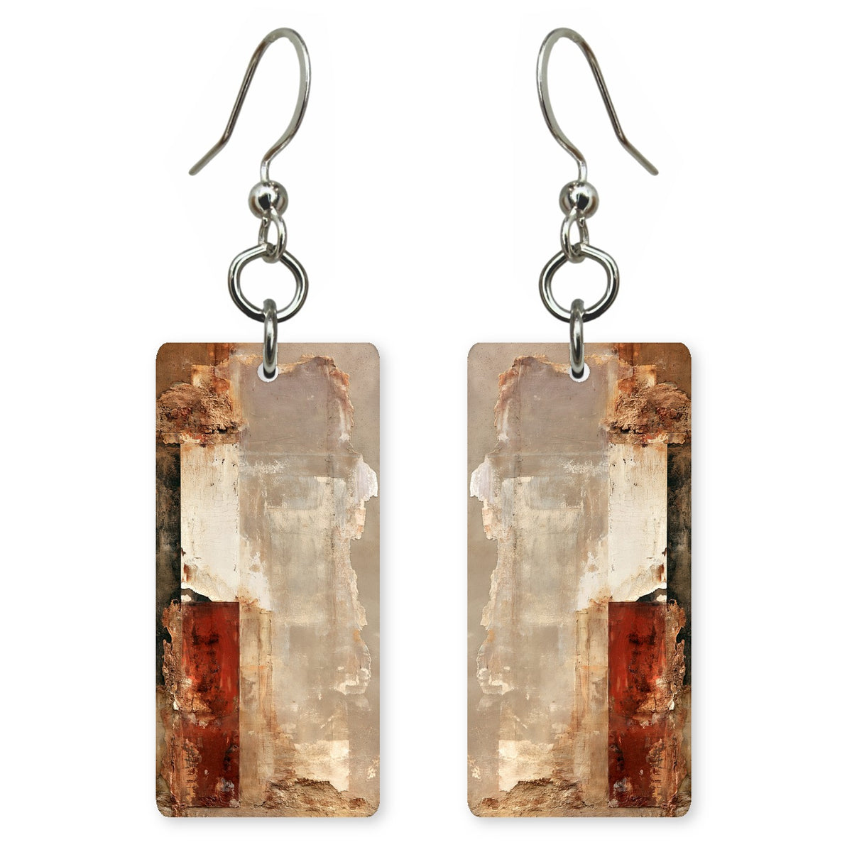 Tan Deep Fatigue Earrings | FWX1730