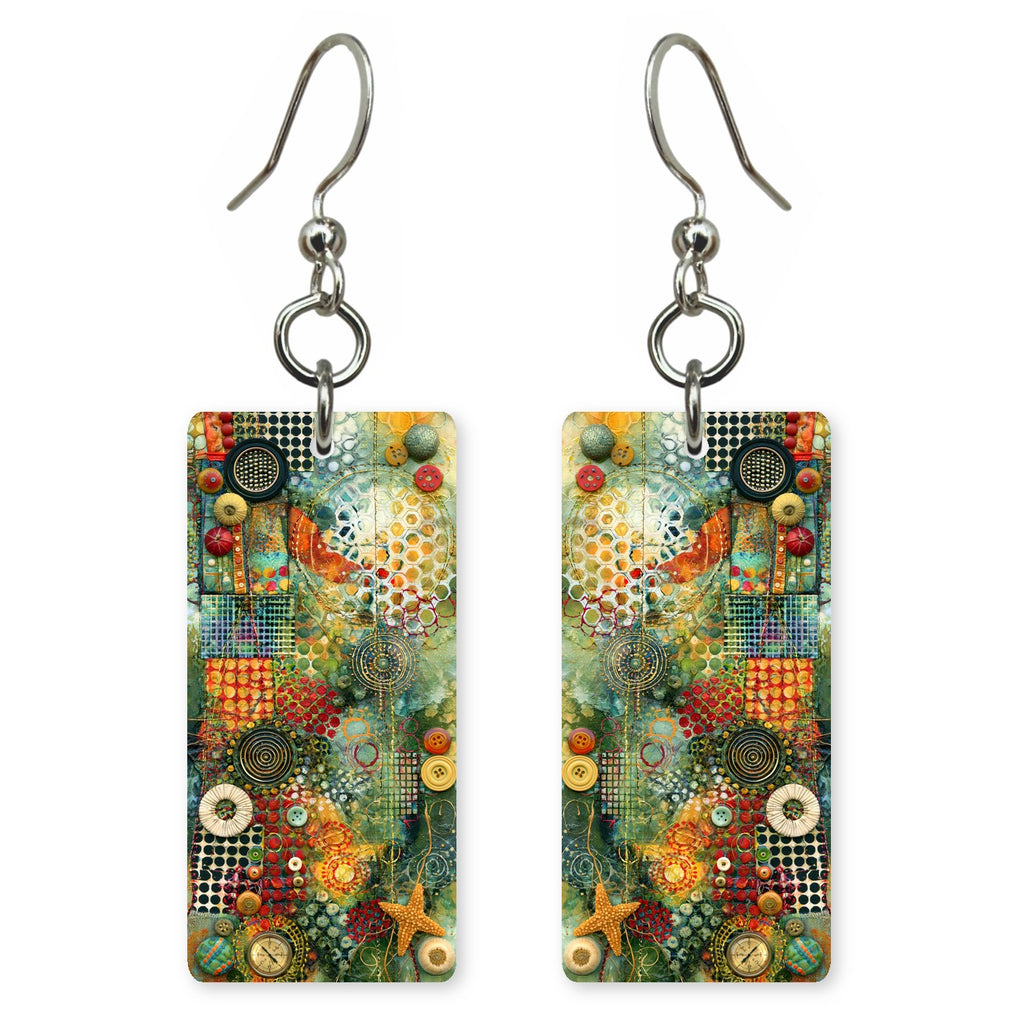 Sunny Teal Merriment Earrings | FWX1732