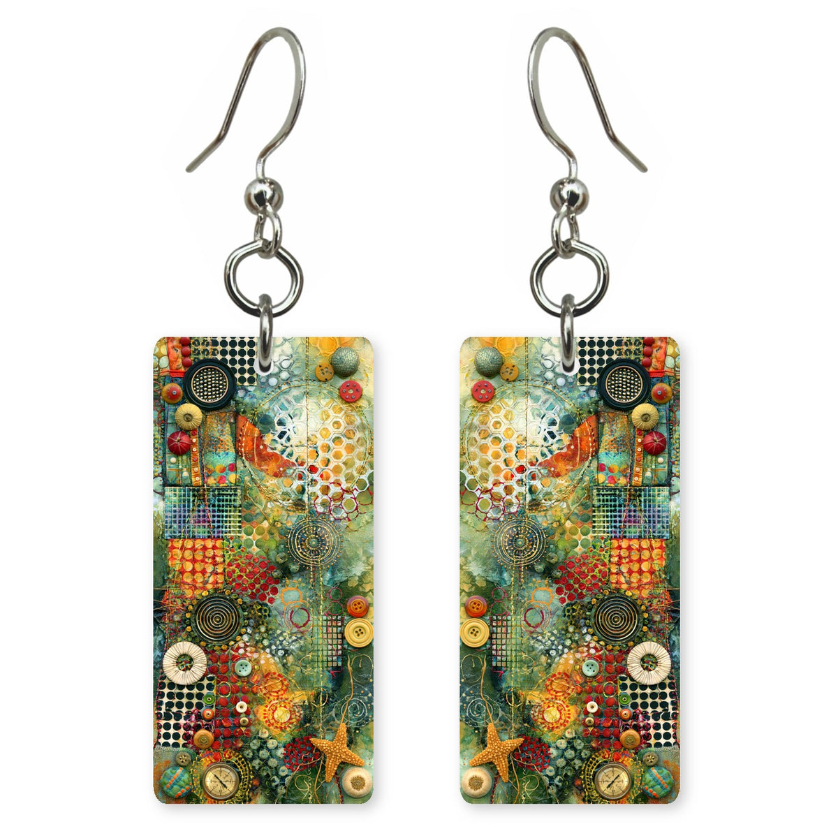 Sunny Teal Merriment Earrings | FWX1732