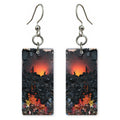 Charcoal Ember Smolder Earrings | FWX1734