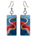 Cobalt Copper Transition Earrings | FWX1737