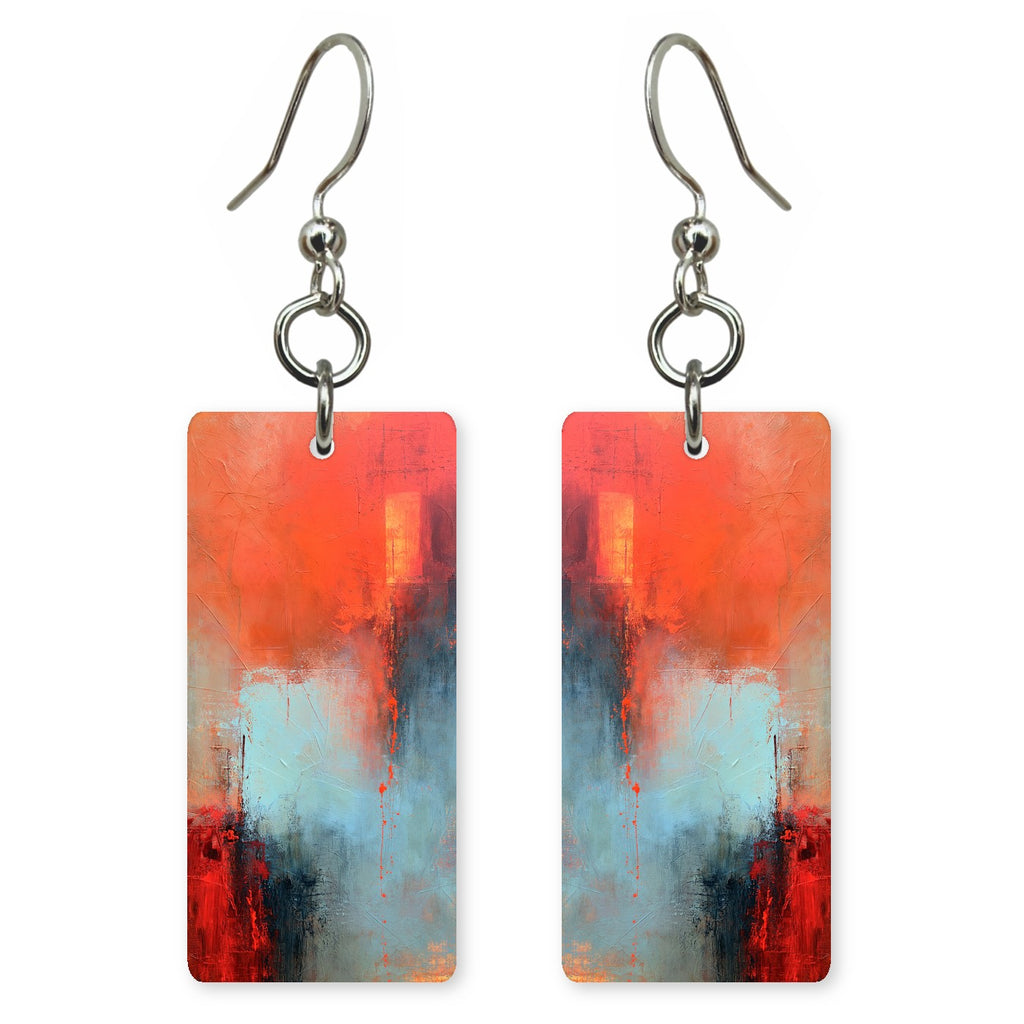 Coral Unburdened Heart Earrings | FWX1745