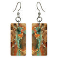 Patina and Gold Remembering Earrings | FWX1747