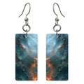 Petrol Blue Solitude Earrings | FWX1752