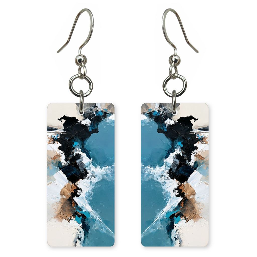 Ink Black Awe Earrings | FWX1754