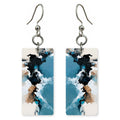 Ink Black Awe Earrings | FWX1754