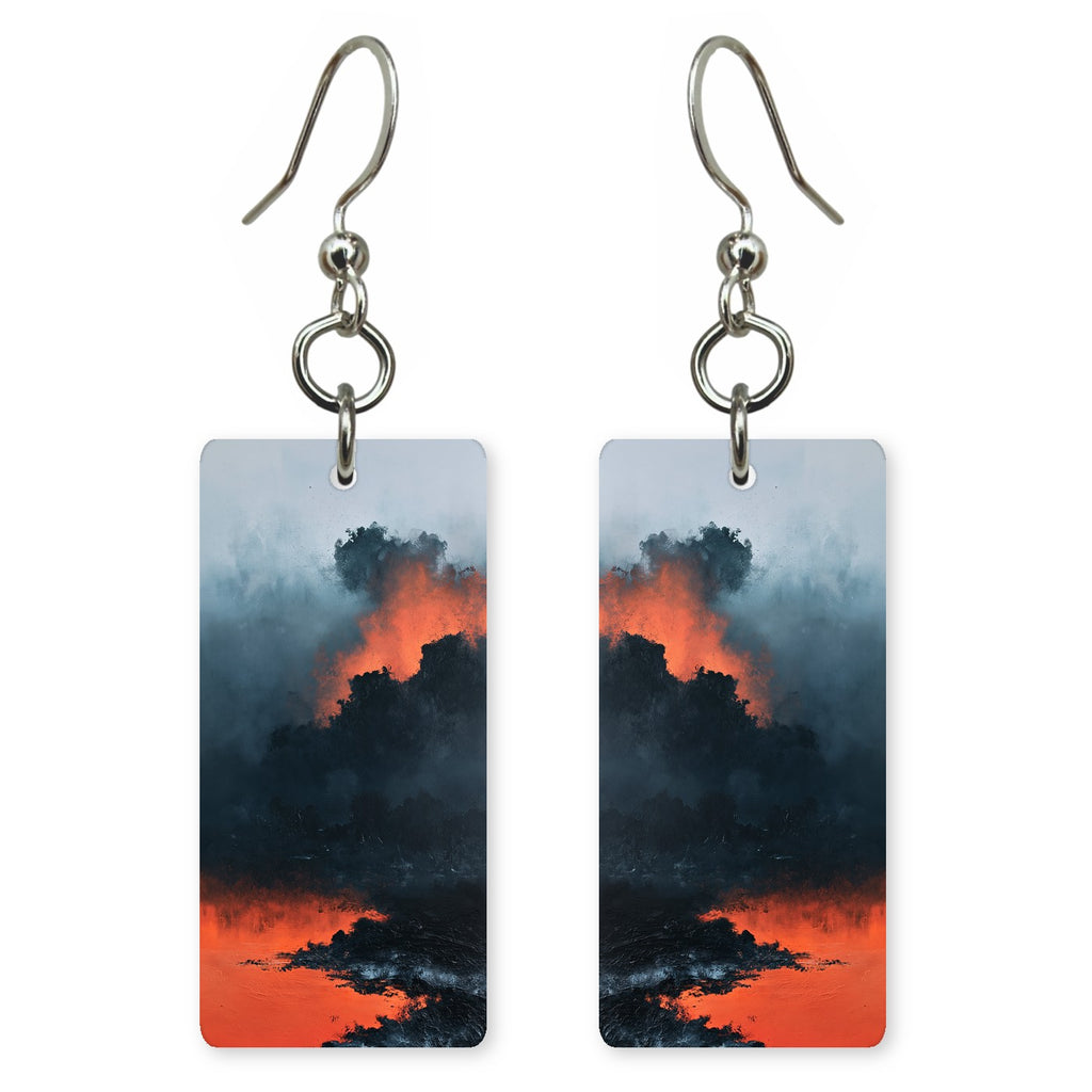 Storm-Blue Foreboding Earrings | FWX1755