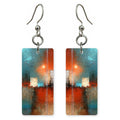 Teal Copper Longing Earrings | FWX1757