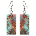 Turquoise Rust Acceptance Earrings | FWX1758