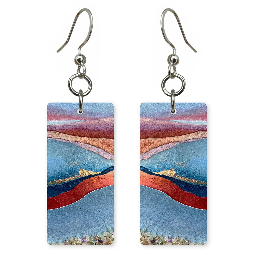 Mauve Stillness Earrings | FWX1762