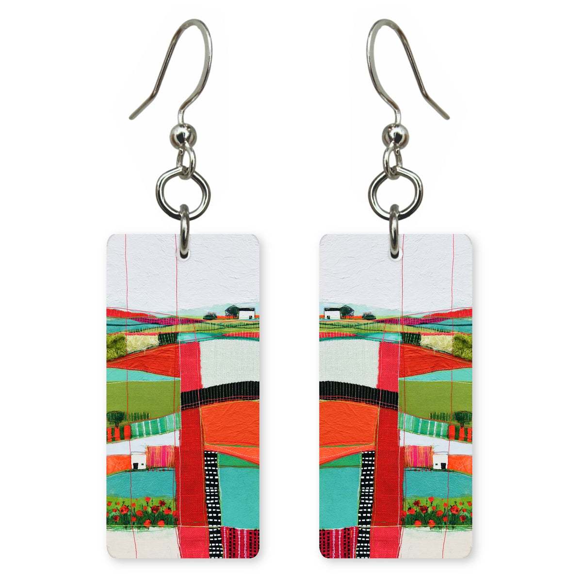 Poppy Red Gladness Earrings | FWX1767
