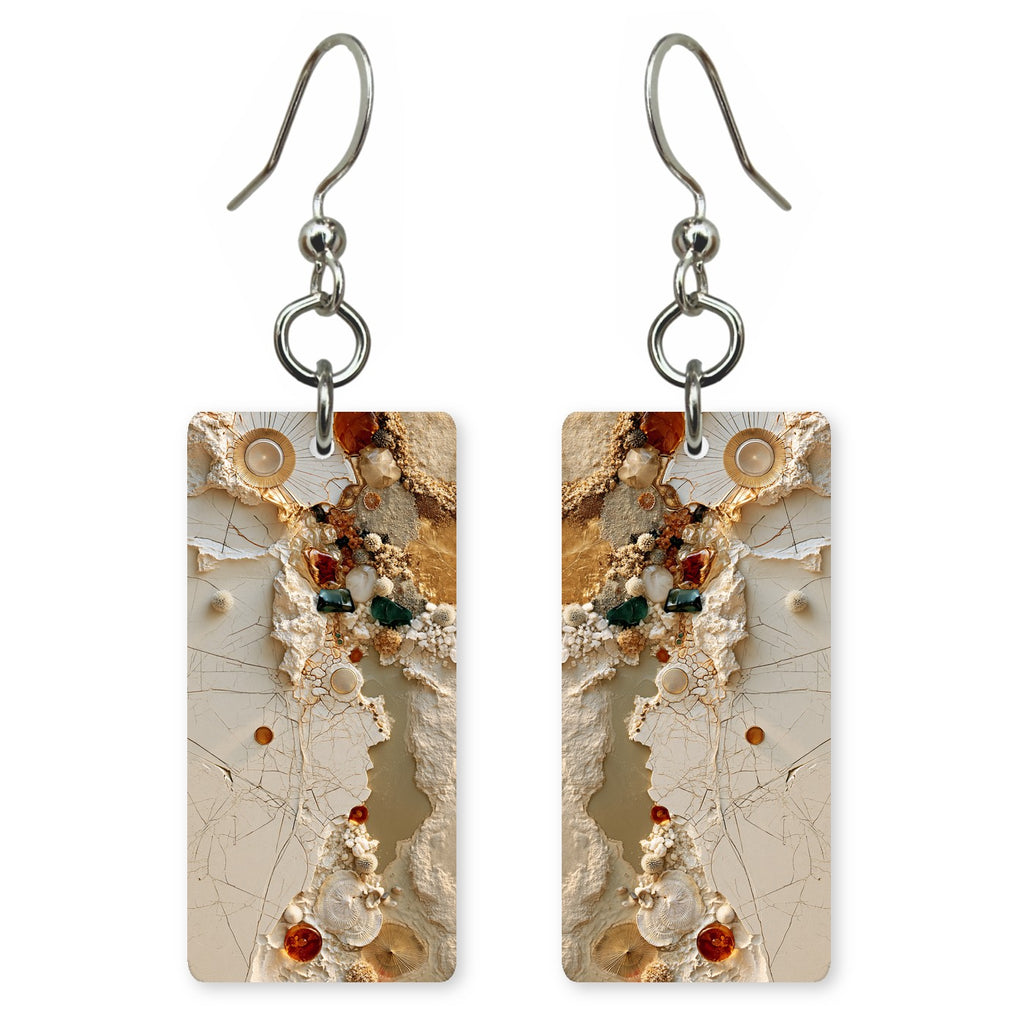 Ivory Garnet Tenderness Earrings | FWX1769