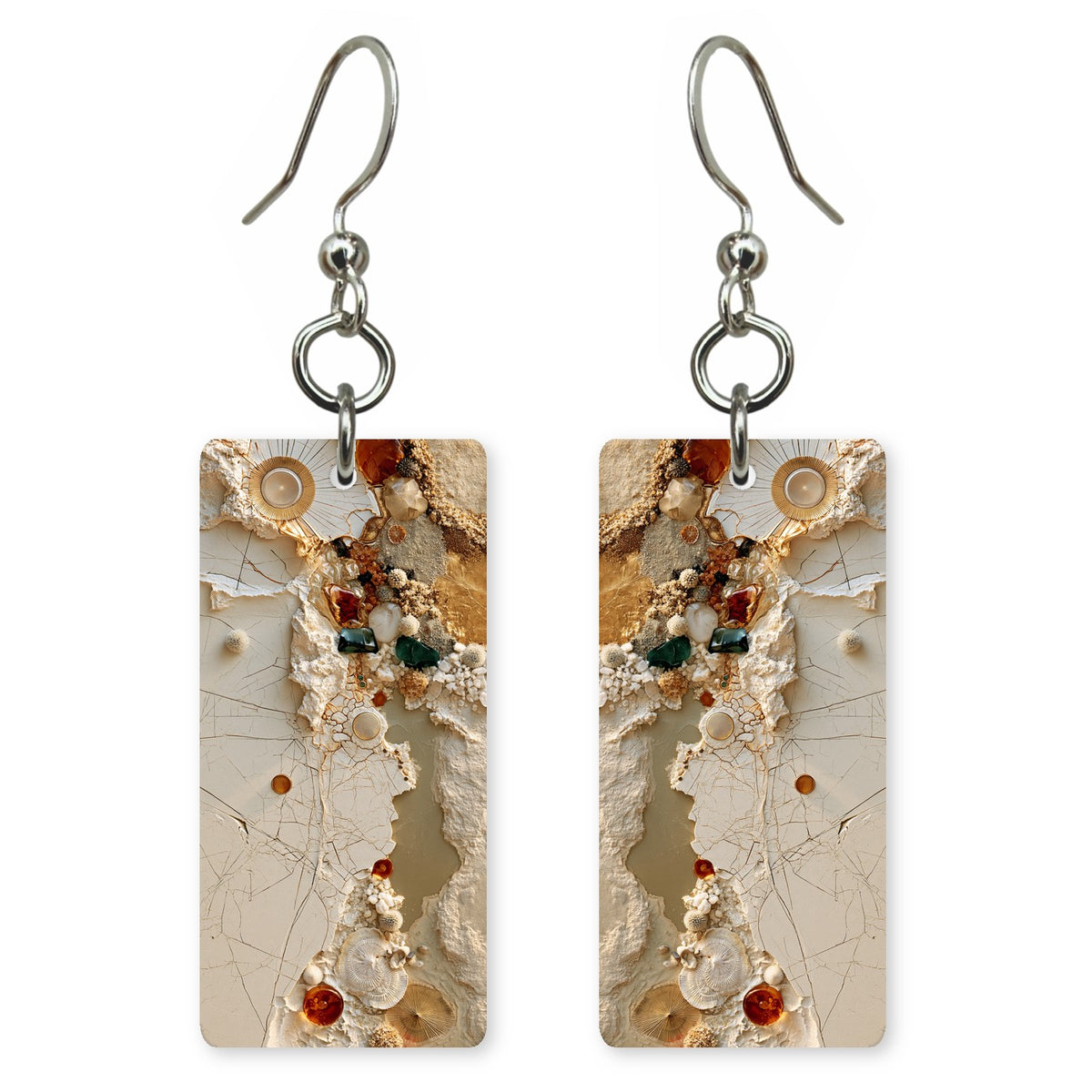 Ivory Garnet Tenderness Earrings | FWX1769