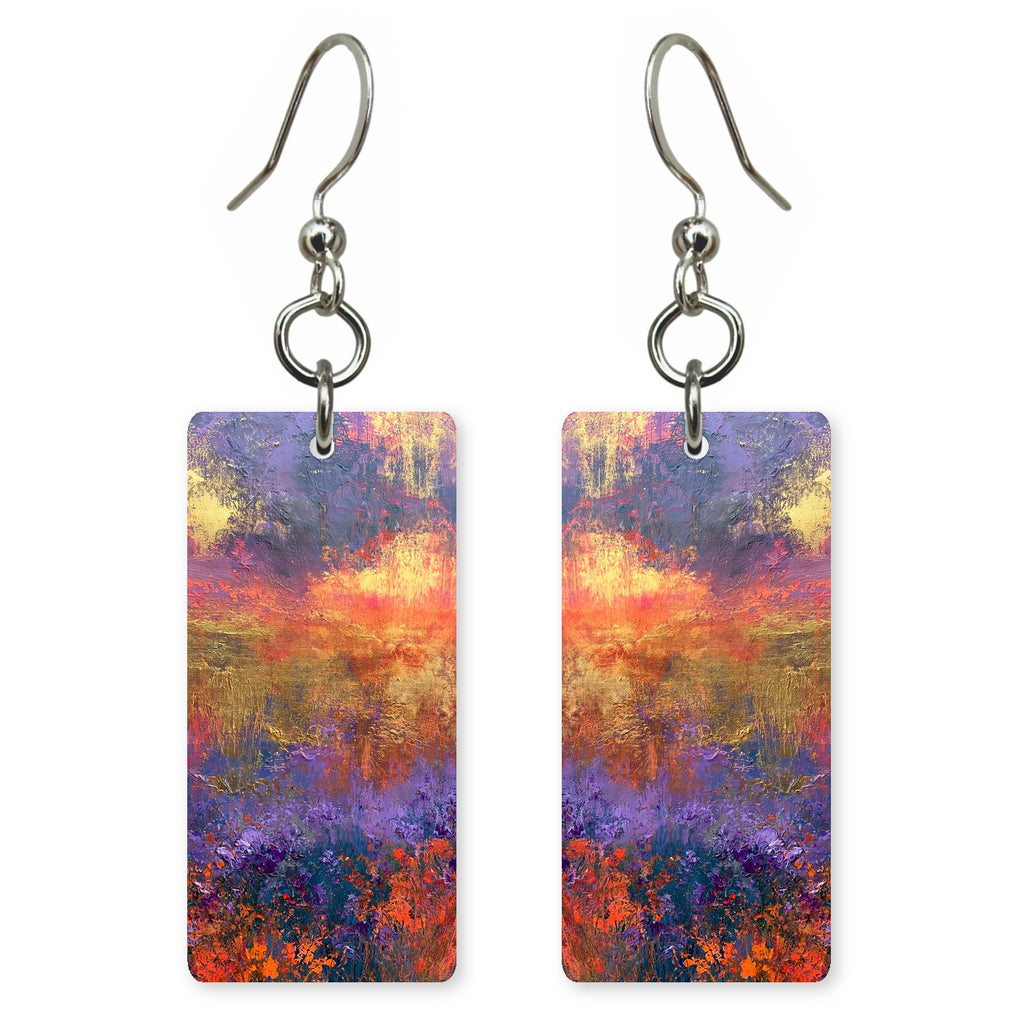 Purple Blaze Passion Earrings | FWX1775