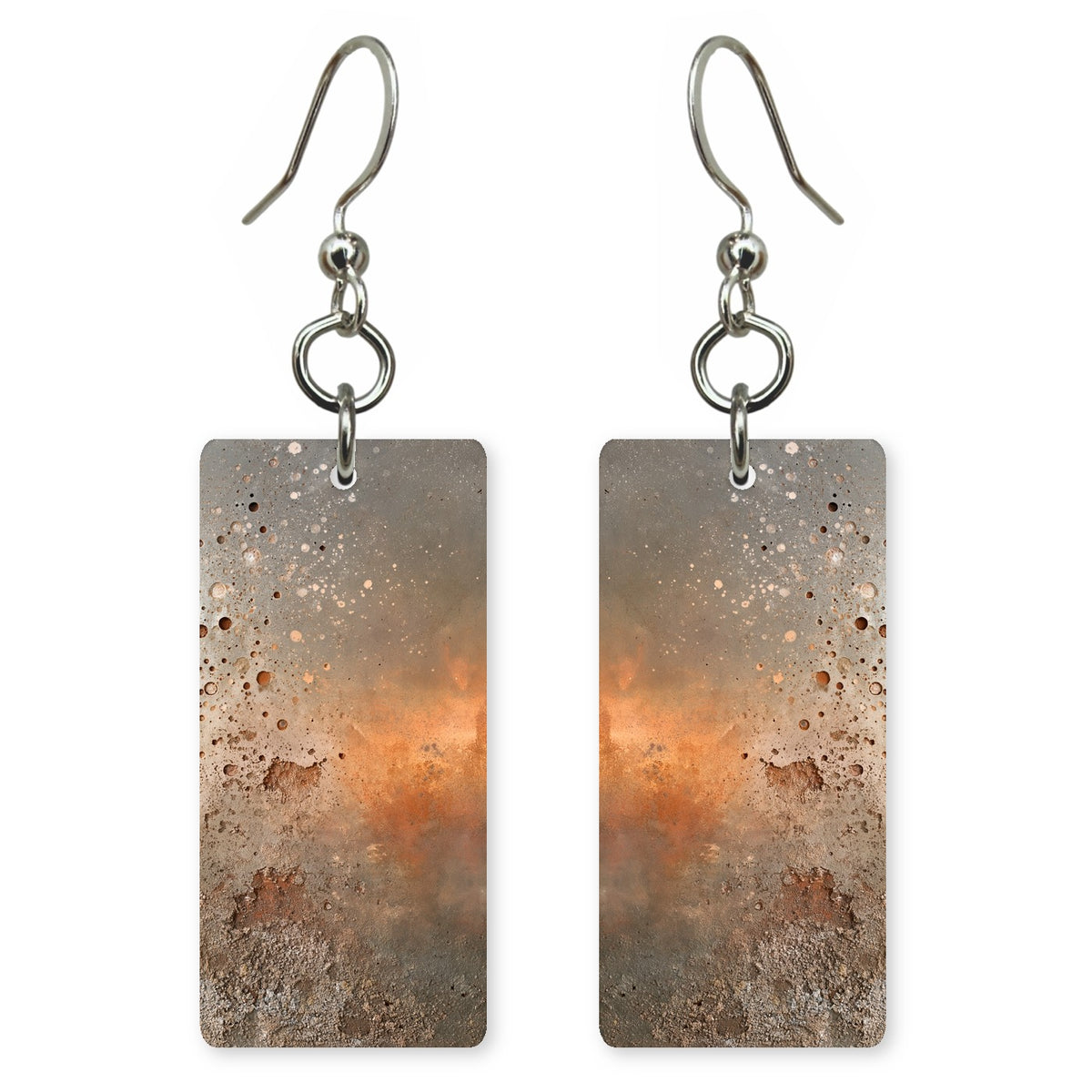 Amber Peach Hush Earrings | FWX1780