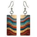 Gilded Teal Contentment Earrings | FWX1783