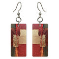 Brick Red Courage Earrings | FWX1784