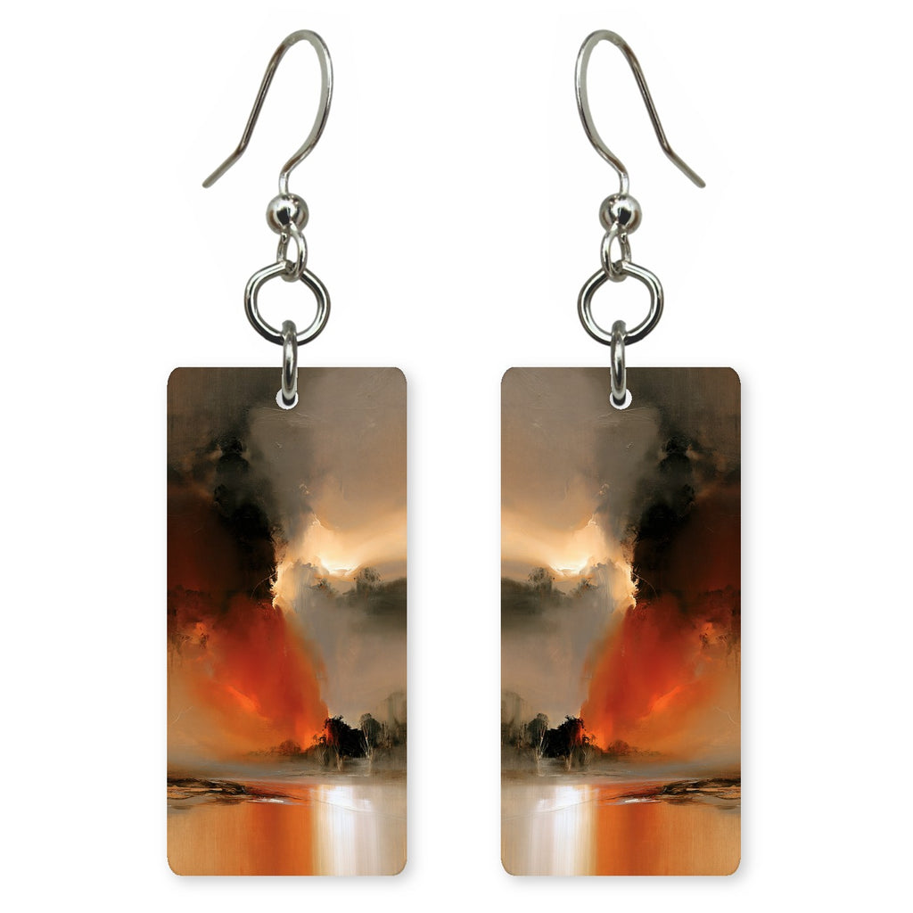 Smoked Amber Unease Earrings | FWX1787