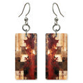 Rust Red Sorrow Earrings | FWX1792