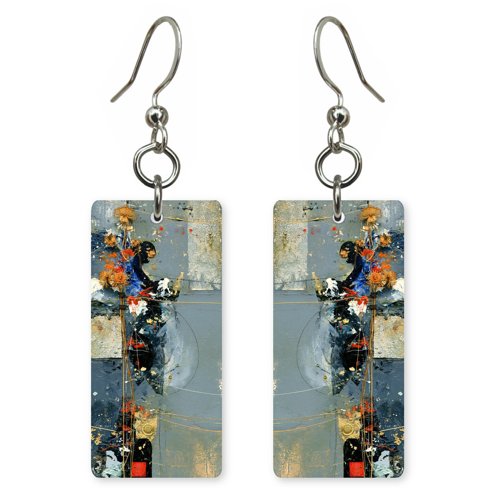 Slate Gold Unrest Earrings | FWX1793