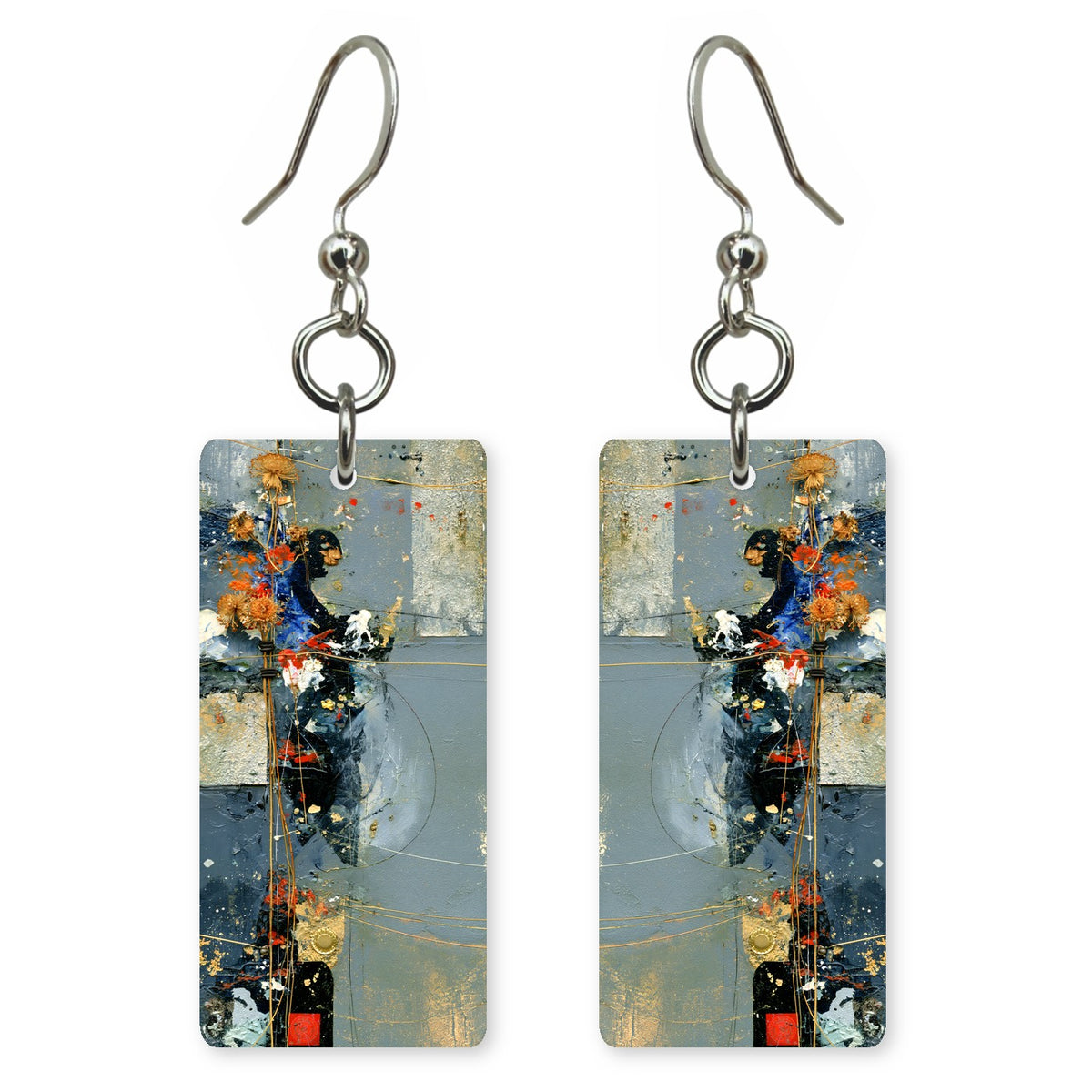 Slate Gold Unrest Earrings | FWX1793