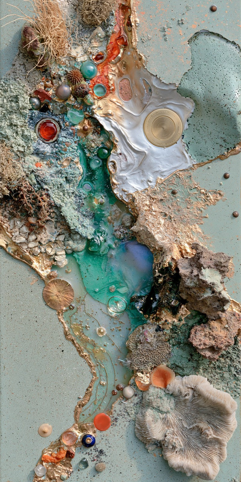Seafoam Quiet Calm Earrings | FWX1797