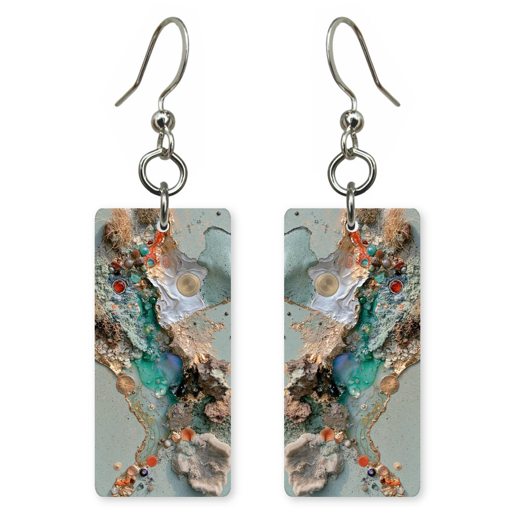 Seafoam Quiet Calm Earrings | FWX1797