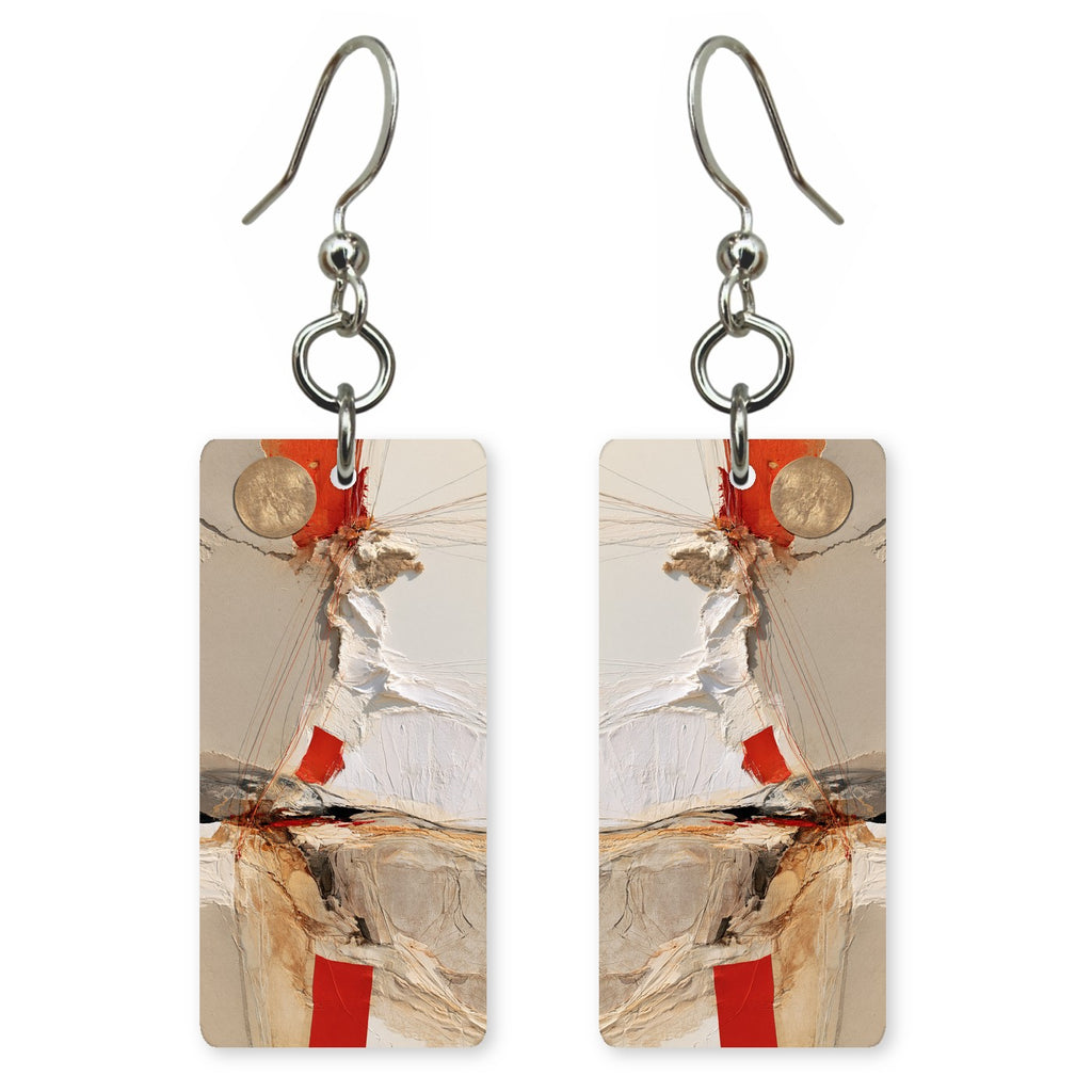 Ivory Pulled Taut Earrings | FWX1800