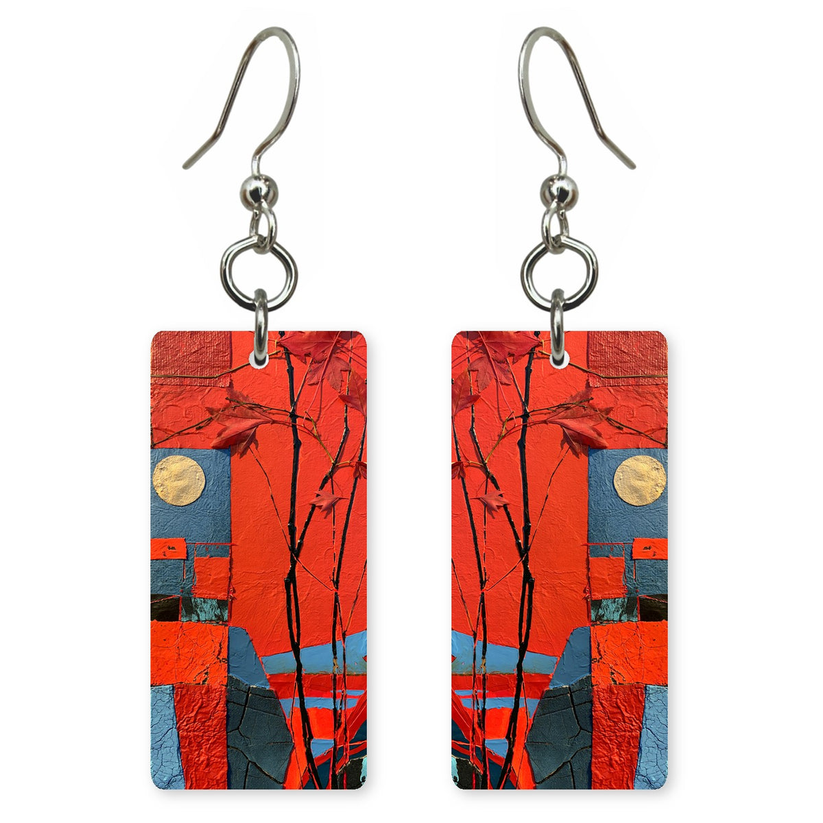 Vermilion Blue Defiance Earrings | FWX1802