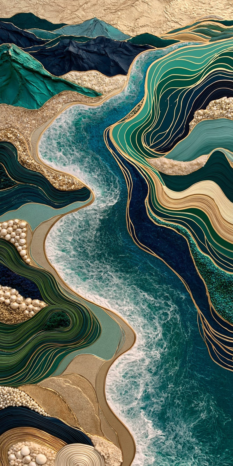 Teal Soft Surrender Earrings | FWX1803