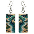 Teal Soft Surrender Earrings | FWX1803
