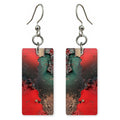 Crimson Reckoning Earrings | FWX1806