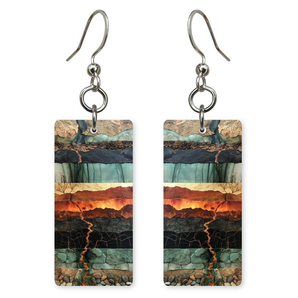 Teal Rust Hope Earrings | FWX1815