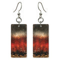 Scorched Red Grief Earrings | FWX1816