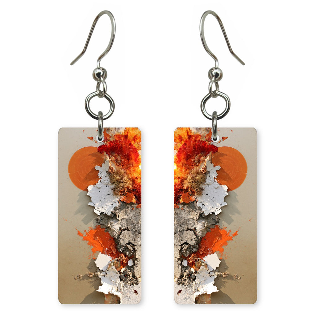 Tangerine Heartbreak Earrings | FWX1819