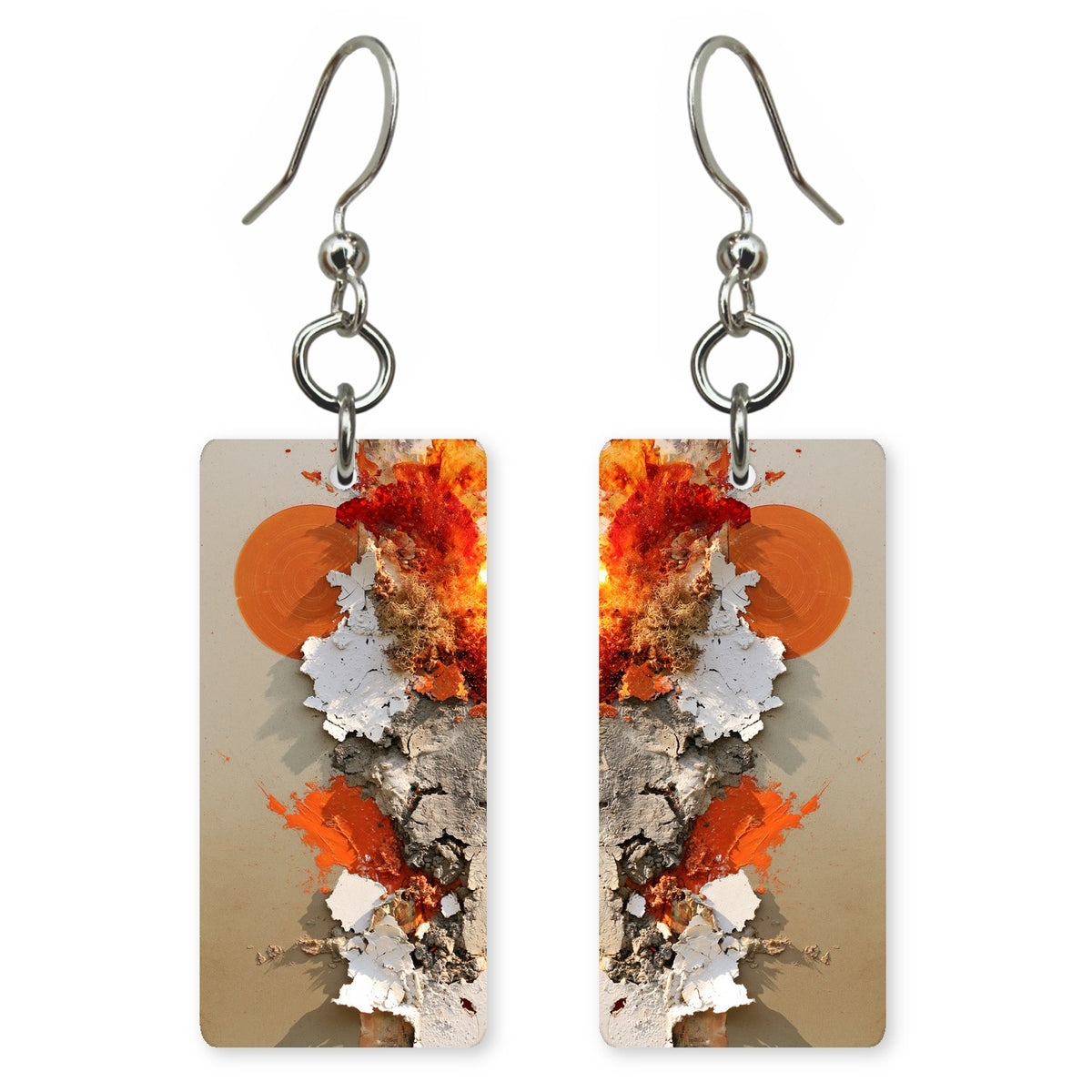 Tangerine Heartbreak Earrings | FWX1819