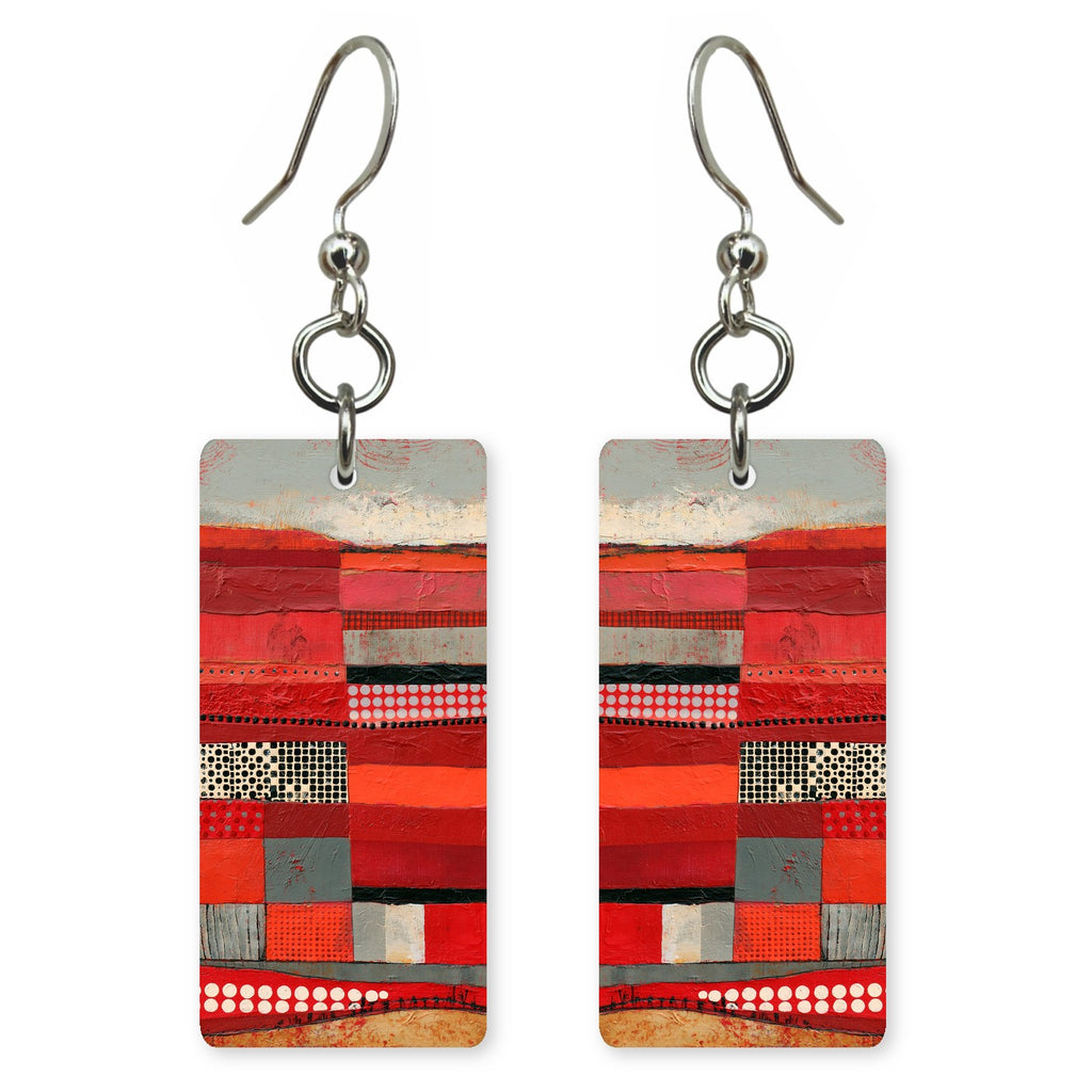Red Stubborn Joy Earrings | FWX1838